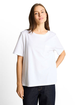 Boxy Fit T-Shirt mit Brusttasche