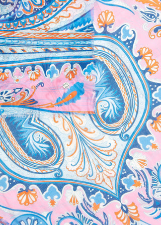 Schal aus Baumwolle  mit Paisley-Muster