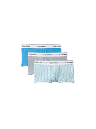 3 Pack Low Rise Trunks - Icon Cotton Stretch