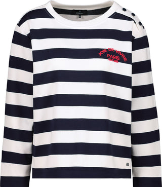 Sweatshirt, marine ringel