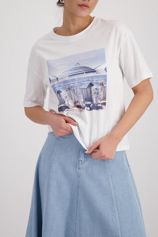 T-Shirt, cream