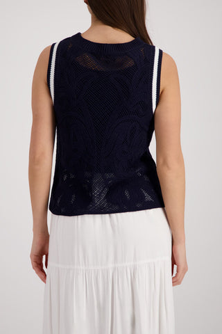 Pullover, marine