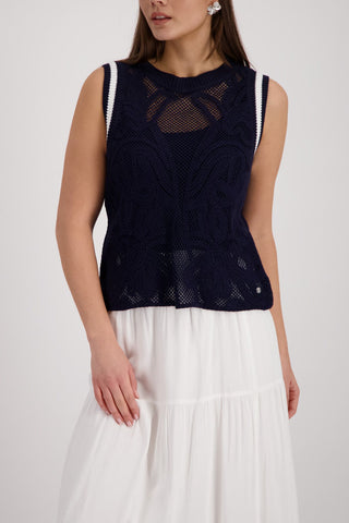 Pullover, marine