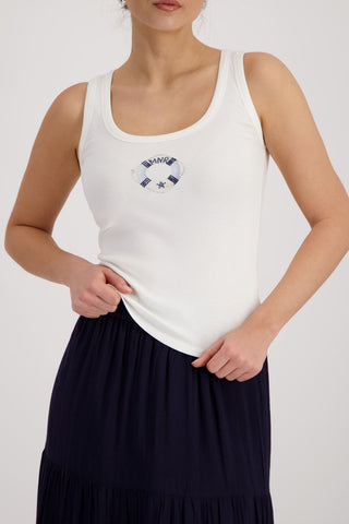Top, cream
