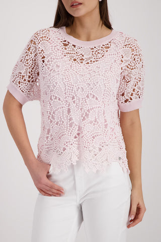 Pullover, french rose