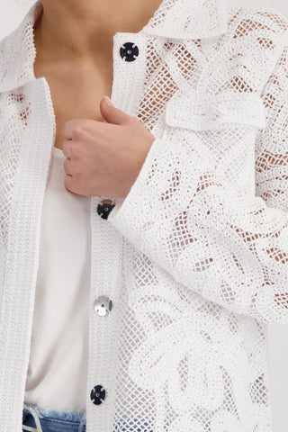 Strickjacke, cream