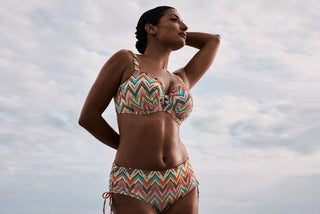 TUBOU Ikat Summer Bikini Taillenslip m. Schnur
