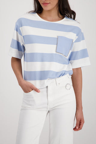 Sweatshirt, sea side ringel