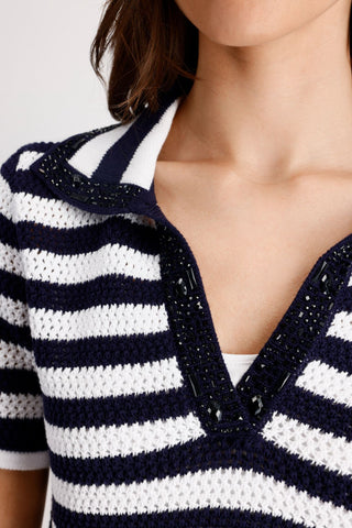 Pullover, marine ringel