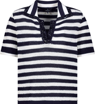 Pullover, marine ringel