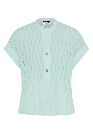 Bluse aus Lochstickerei