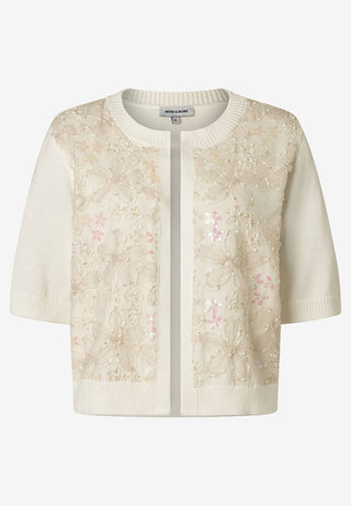Cardigan mit Pailletten