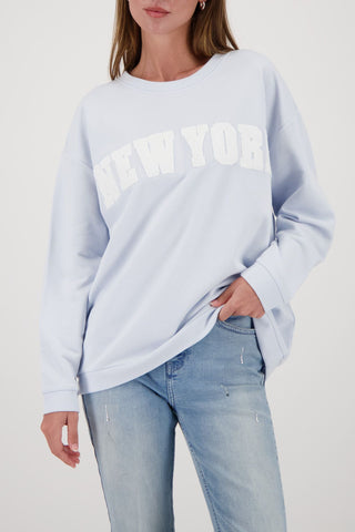 Sweatshirt, ice blue