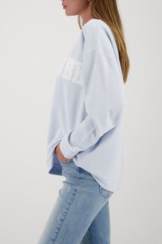 Sweatshirt, ice blue