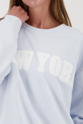 Sweatshirt, ice blue