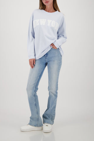 Sweatshirt, ice blue