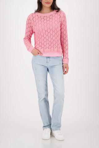 Pullover, spring flower
