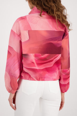 Jacke, spring flower gemustert