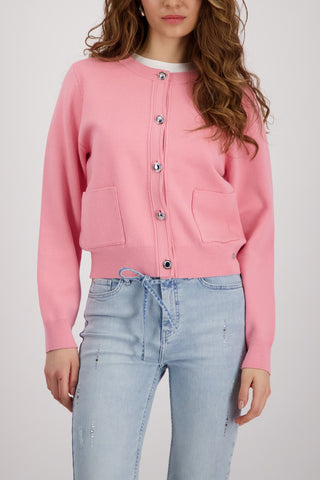 Strickjacke, spring flower