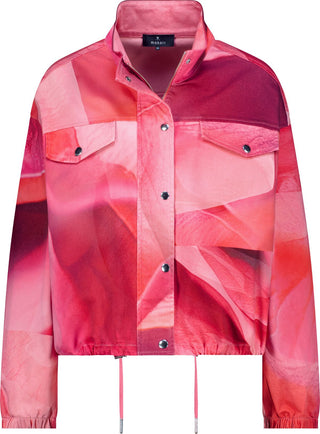 Jacke, spring flower gemustert