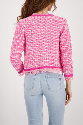 Strickjacke, spring flower