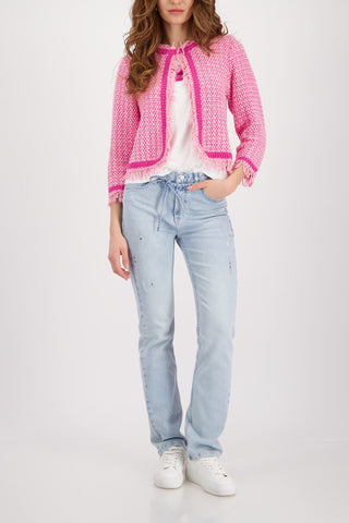 Strickjacke, spring flower