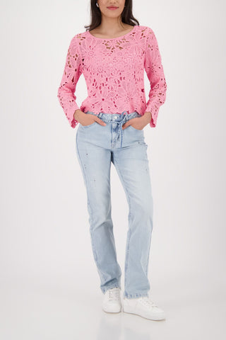 Pullover, spring flower