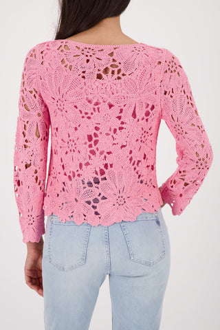 Pullover, spring flower