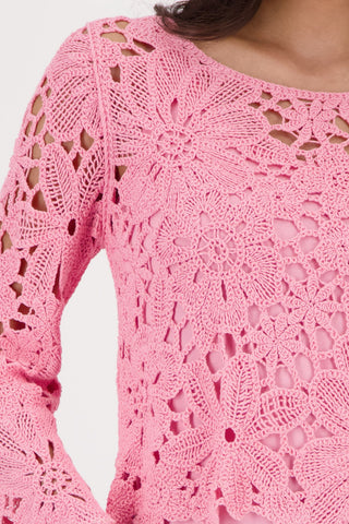 Pullover, spring flower