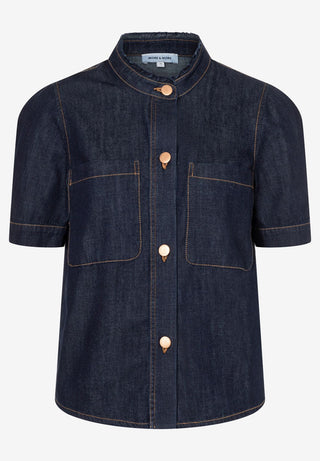 Jeansbluse