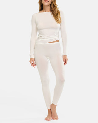 Shirt Langarm cashmere dream Stand, champagner