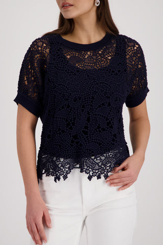 Pullover, marine
