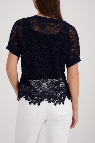 Pullover, marine
