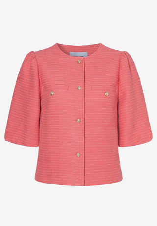 kurze Boucléjacke