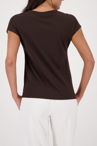 T-Shirt, dark chocolate