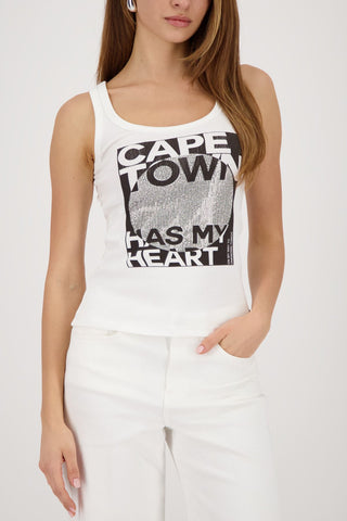 Top, off-white