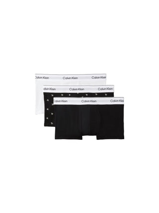 3 Pack Low Rise Trunks - Icon Cotton Stretch