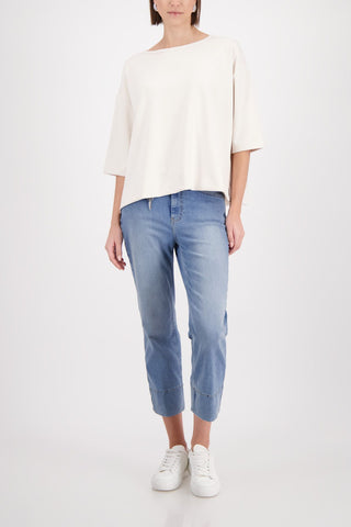 Sweatshirt, champagne beige