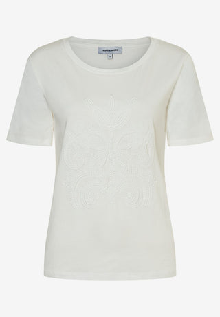 T-Shirt mit Stickerei auf der Front