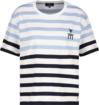 T-Shirt, marine ringel