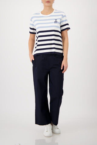 T-Shirt, marine ringel
