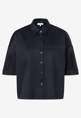 verkürzte Hemdbluse