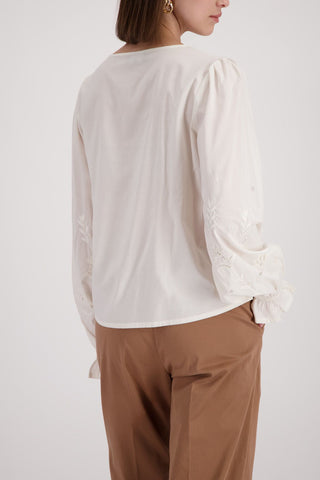 Bluse, marble