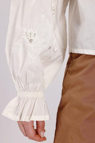 Bluse, marble