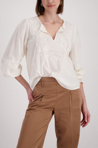 Bluse, marble