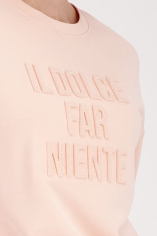 Sweatshirt, summer peach
