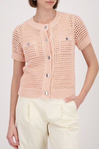 Strickjacke, summer peach