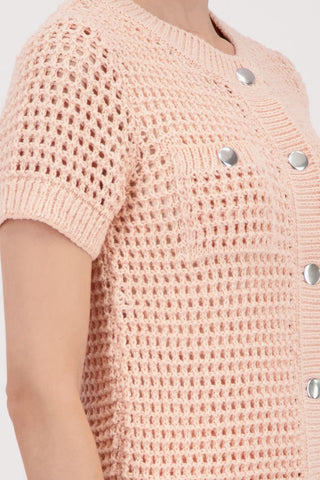 Strickjacke, summer peach