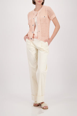Strickjacke, summer peach