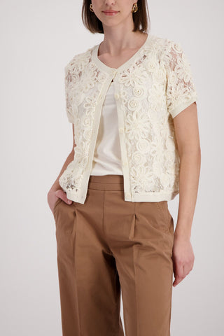 Strickjacke, marble